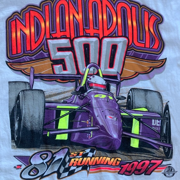 RARE, vintage Indianapolis 500 81st Running 1997 t-shirt. - Picture 4 of 6